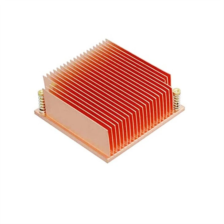 Radiator procesora z miedzianymi łuskami