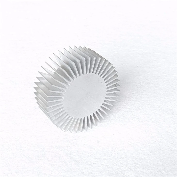 Round Extruded Aluminum Heat Sink For LED