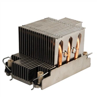 Aluminiowy radiator z zamkiem błyskawicznym i rurami cieplnymi
